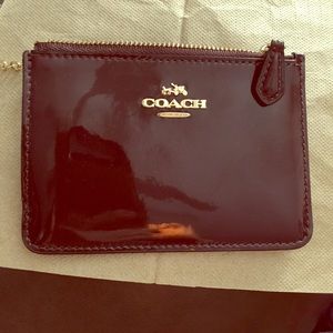 Mini Wallet - w gold keychain link